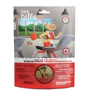 Lazy Kitty Duck Recipe Air-Dried Grain-Free Cat Treats cat treats, natural cat treats
