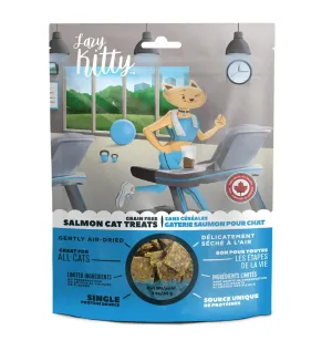Lazy Kitty Salmon Recipe Air-Dried Grain-Free Cat Treats cat treats, natural cat treats