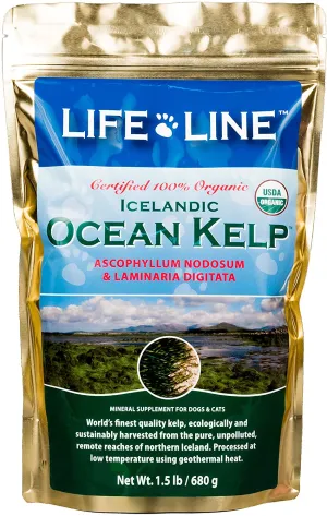 Life Line Icelandic Ocean Kelp cat vitamins, cat immune support