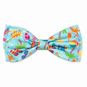 Life's A Beach Dog Bow Tie dog collar accessory,collar decor