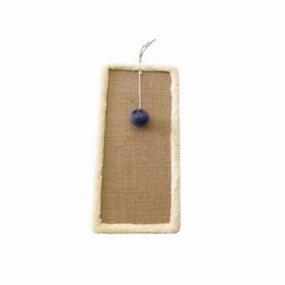 LLM Cat Scratch Board - Rectangle Cream L41cm x W20cm cat collar set,pet leash set