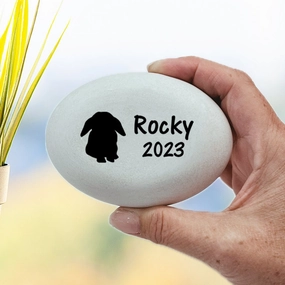 Lop Ear Rabbit Memorial Stone- Personalized Floppy Ear Bunny Memorial Gift show poultry,grooming poultry