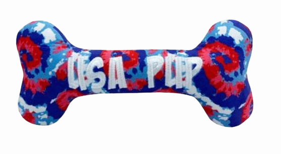 Lulubelle's Power Plush - USA Pup Bone seasonal cat wear,holiday pet clothes