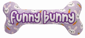 Lulubelles Power Plush Funny Bunny Bone seasonal cat wear,holiday pet clothes