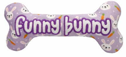 Lulubelles Power Plush Funny Bunny Bone seasonal cat wear,holiday pet clothes