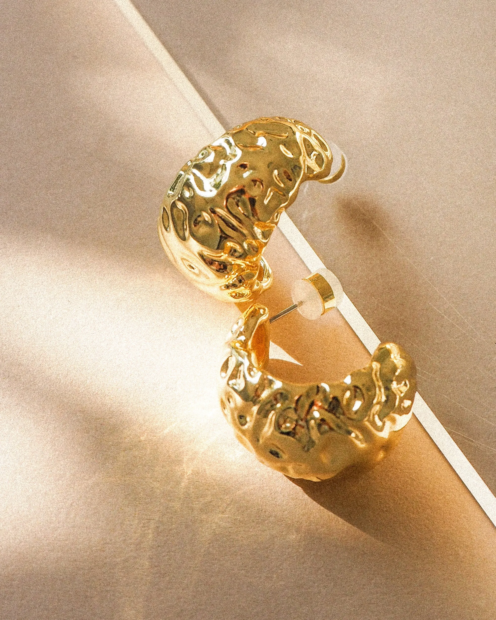 Luv AJ Molten Hoops Gold Shoes_Luv-Aj-Jewellery