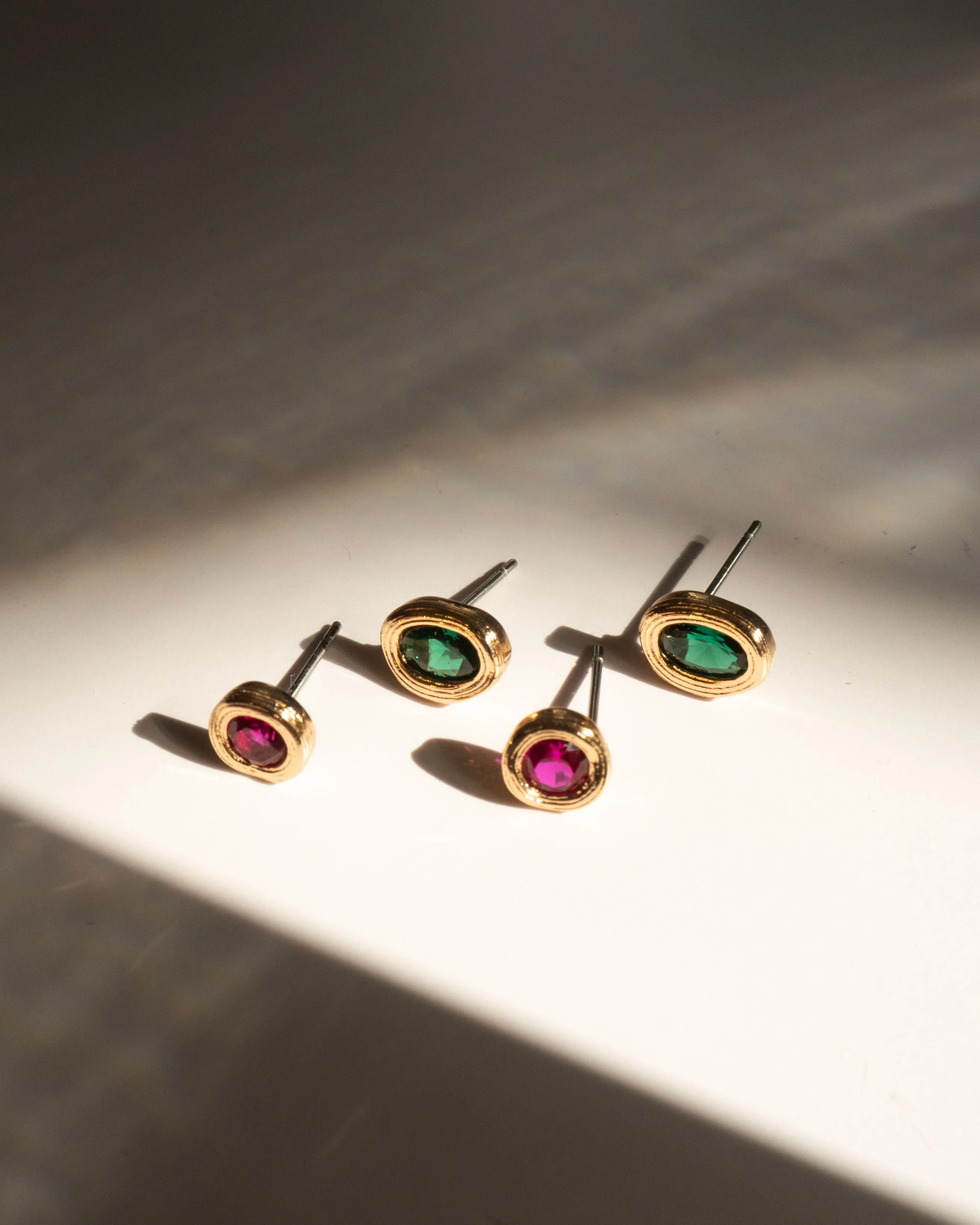 Luv AJ Royale Stone Studs Gold Shoes_Luv-Aj-Jewellery