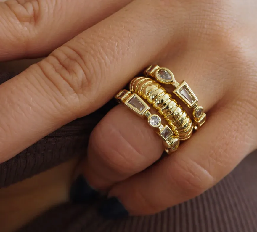 Luv AJ Snake Chain Ring Gold Shoes_Luv-Aj-Jewellery