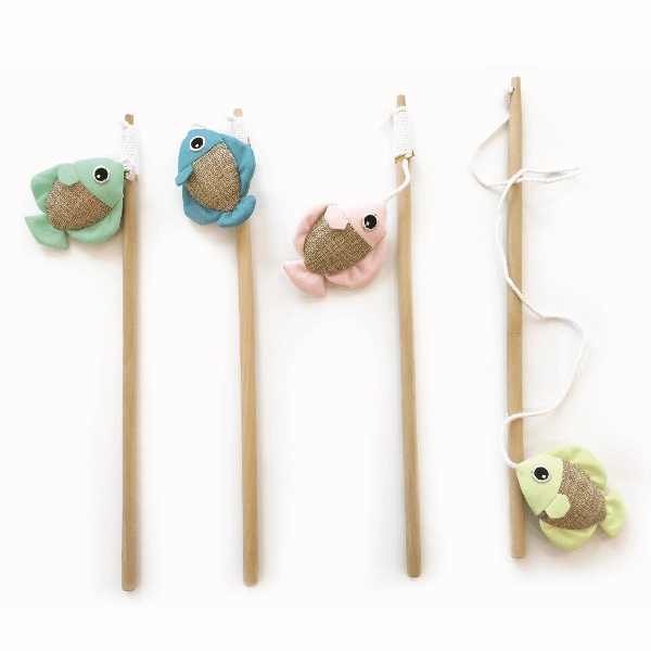 M-PETS Play Fish Cat Wand