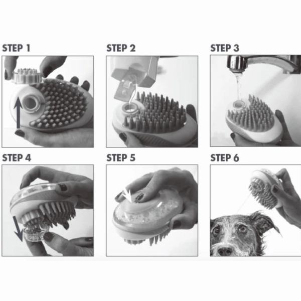 M-PETS Soap Dispenser & Brush