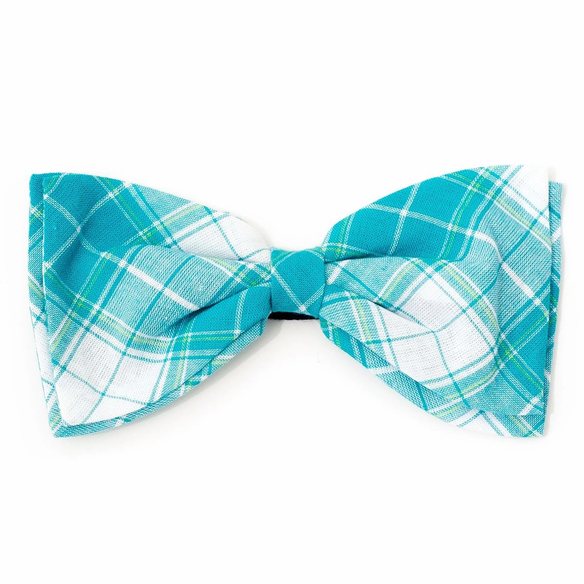 Madras Plaid Dog Bow Tie dog collar accessory,collar decor