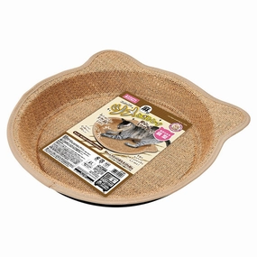 Marukan Cat Shape Scratching Tray Hemp (CT-401) cat collar set,pet leash set