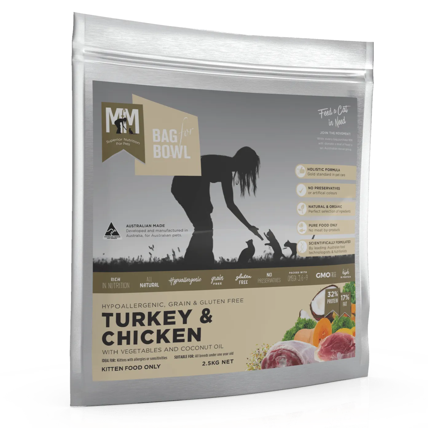 Meals For Meows Cat Food Kitten Chicken & Turkey