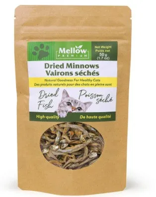 Mellow Premium Dried Minnows (CAT) 50g cat treats, natural cat treats