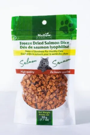 Mellow Premium Freeze Dried Salmon Treats (CAT) 50g cat treats, natural cat treats