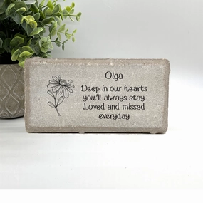 Memorial Stone - Deep in our hearts show poultry,grooming poultry