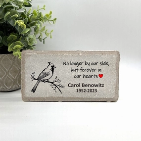 Memorial Stone - No longer by our side.... - Cardinal Memorial