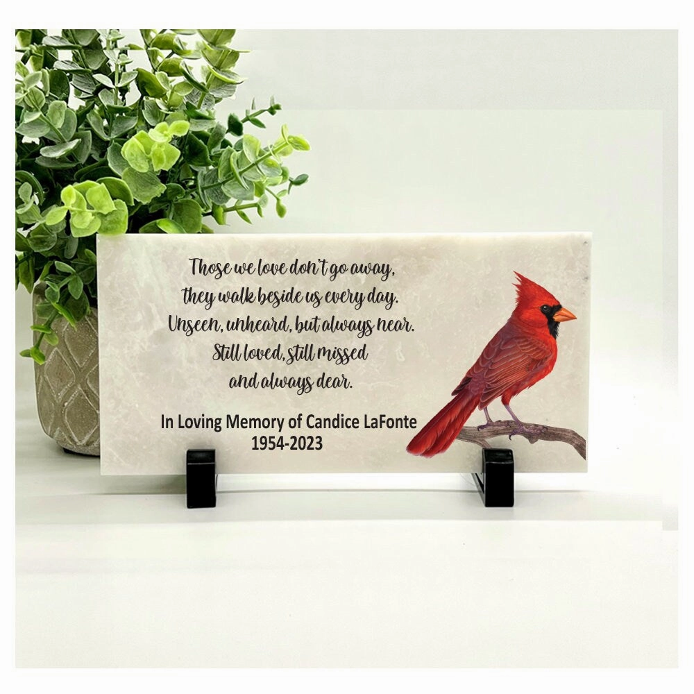 Memorial Stone - Personalized Cardinal Memorial