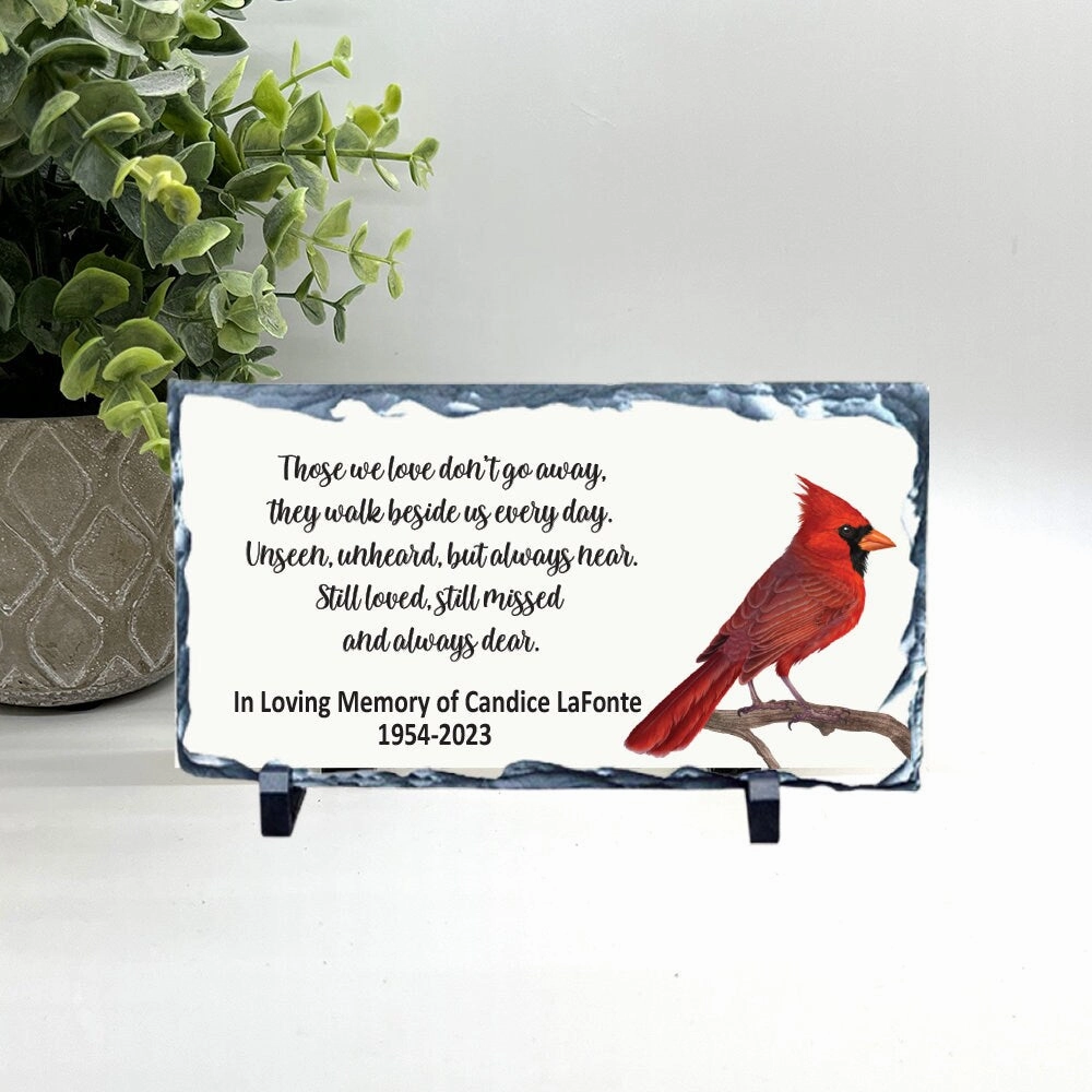 Memorial Stone - Personalized Cardinal Memorial