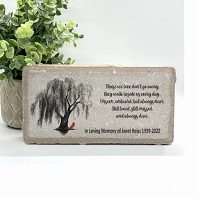 Memorial Stone - Sympathy Gift  Bereavement Gift  Funeral Gift - Cardinal Memorial - Condolence Gift - Custom Memorial Gift - Tree Cardinal show poultry,grooming poultry