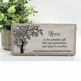Memorial Stone - Sympathy Gift  Bereavement Gift  Funeral Gift - Custom Memorial Stone - Condolence Gift - Custom Memorial Gift show poultry,grooming poultry