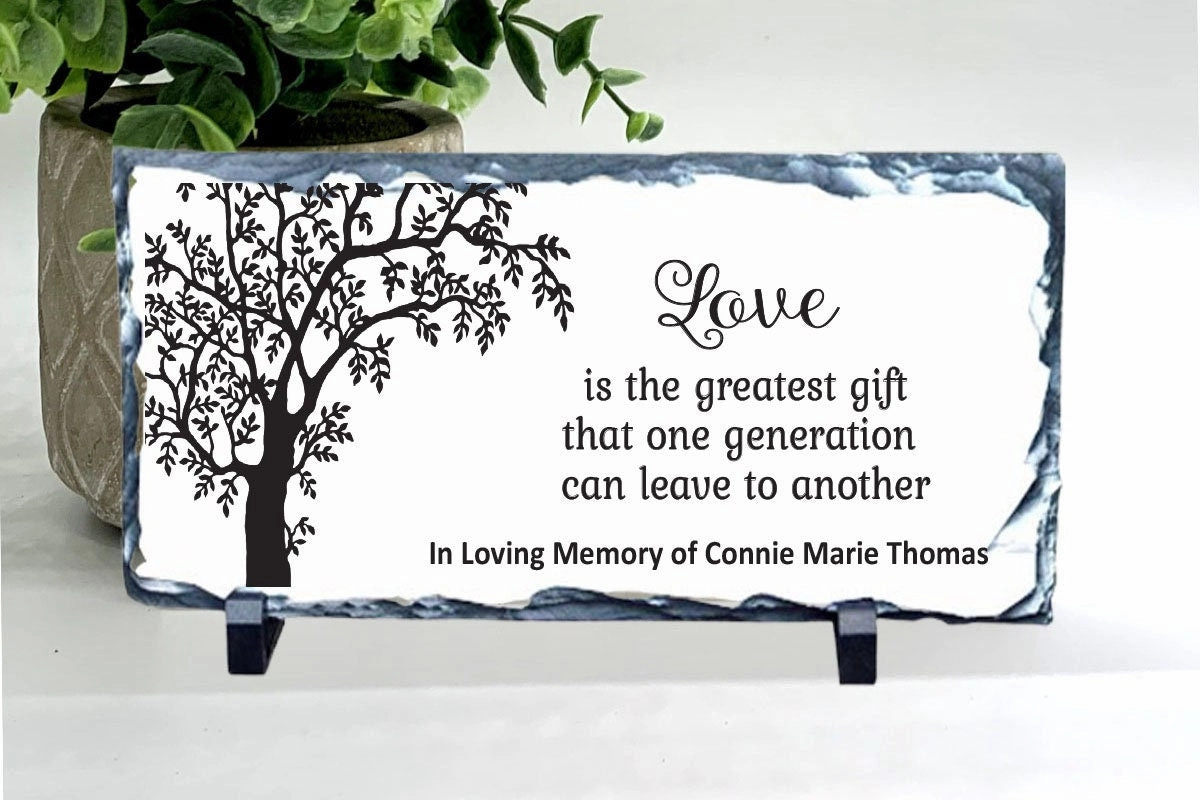 Memorial Stone - Sympathy Gift  Bereavement Gift  Funeral Gift - Custom Memorial Stone - Condolence Gift - Custom Memorial Gift