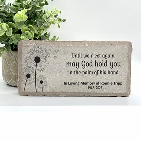 Memorial Stone - Sympathy Gift  Bereavement Gift  Funeral Gift - Until We Meet Again Memorial - Condolence Gift - Custom Memorial Gift show poultry,grooming poultry