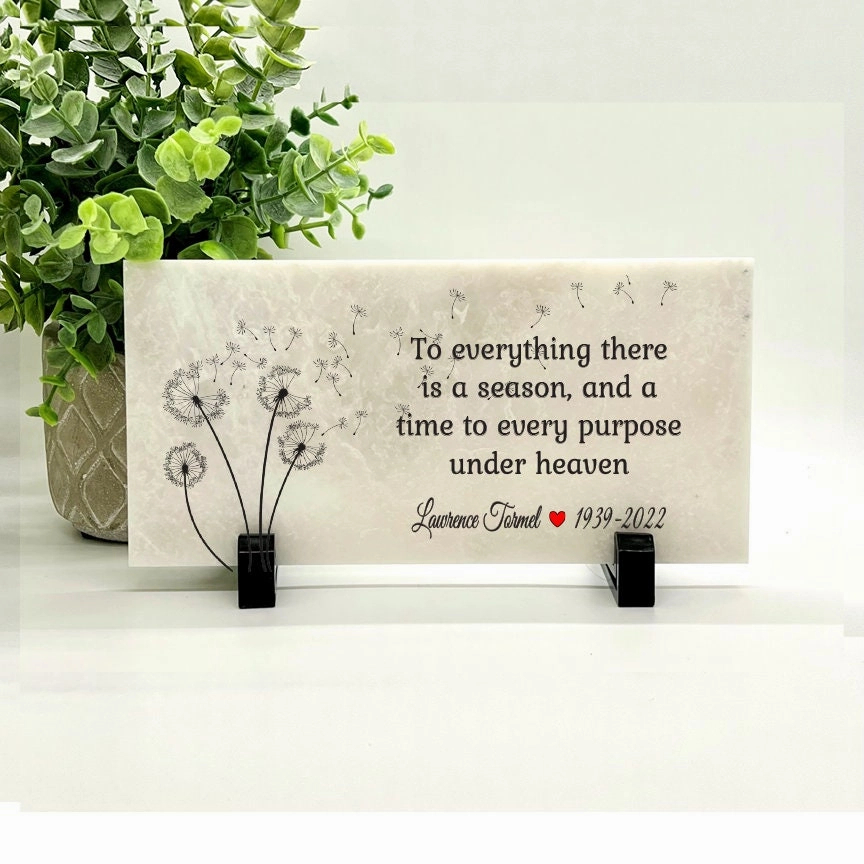 Memorial Stone - To everything there is a season...