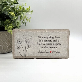 Memorial Stone - To everything there is a season... show poultry,grooming poultry