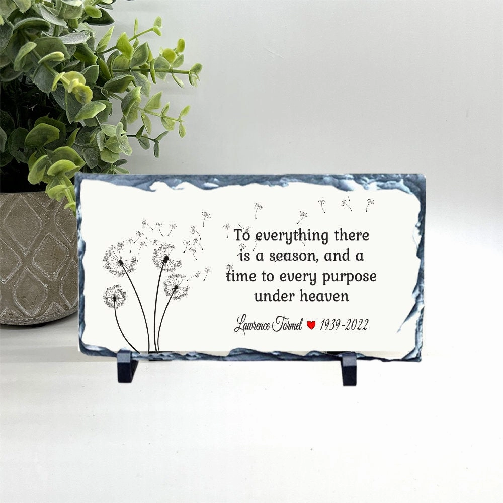 Memorial Stone - To everything there is a season...