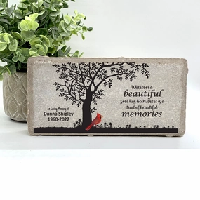 Memorial Stone - Wherever a beautiful soul has been... show poultry,grooming poultry