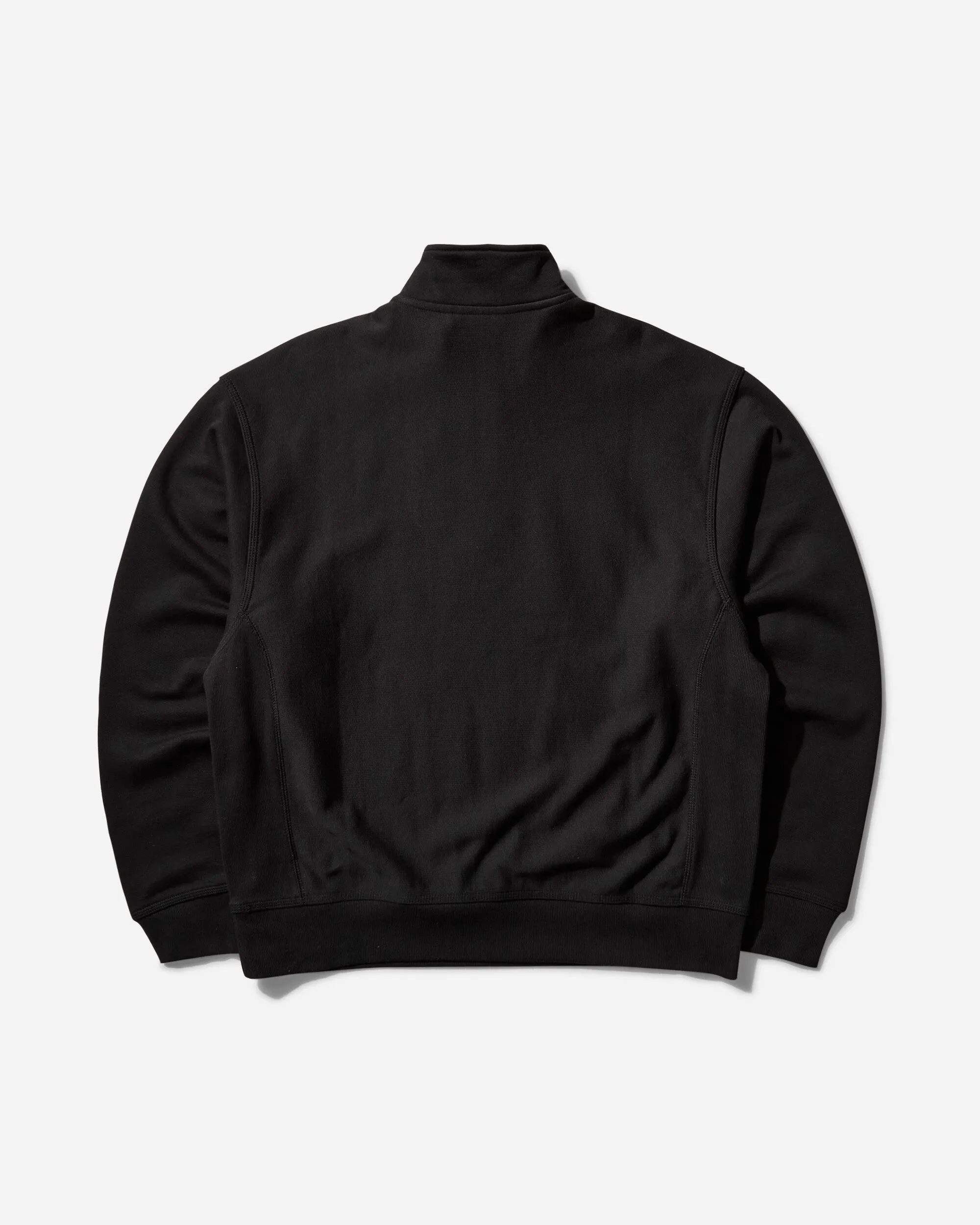 Men's Half Zip American Script Sweashirt Black