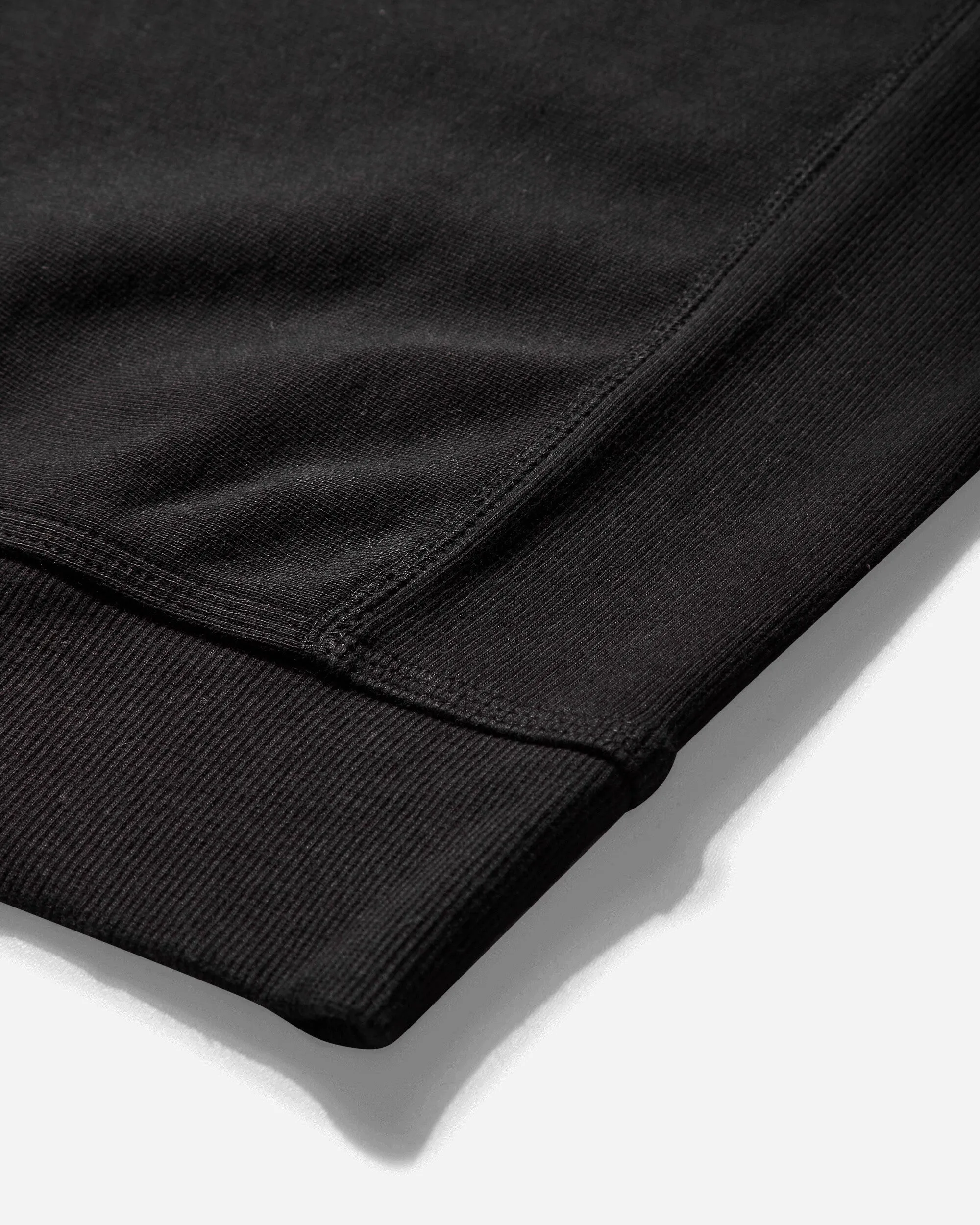 Men's Half Zip American Script Sweashirt Black