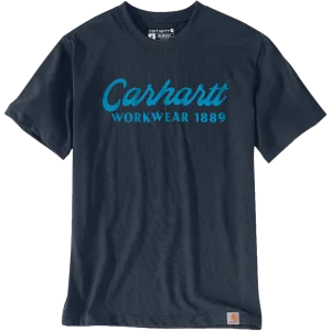 Men's Heavyweight Short Sleeve Script Graphic Tee