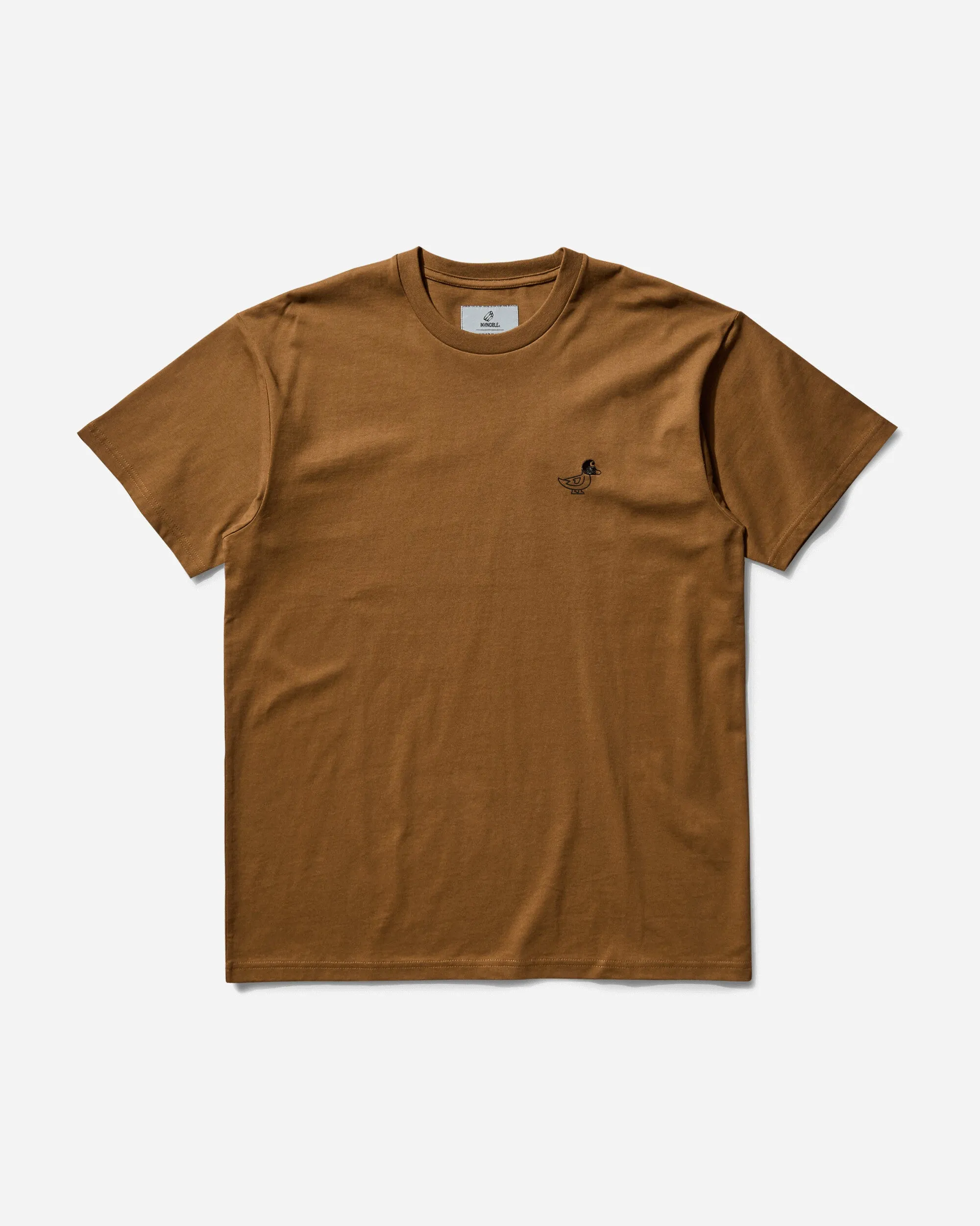 Men's INVINCIBLE Madison Duck T-Shirt Hamilton Brown