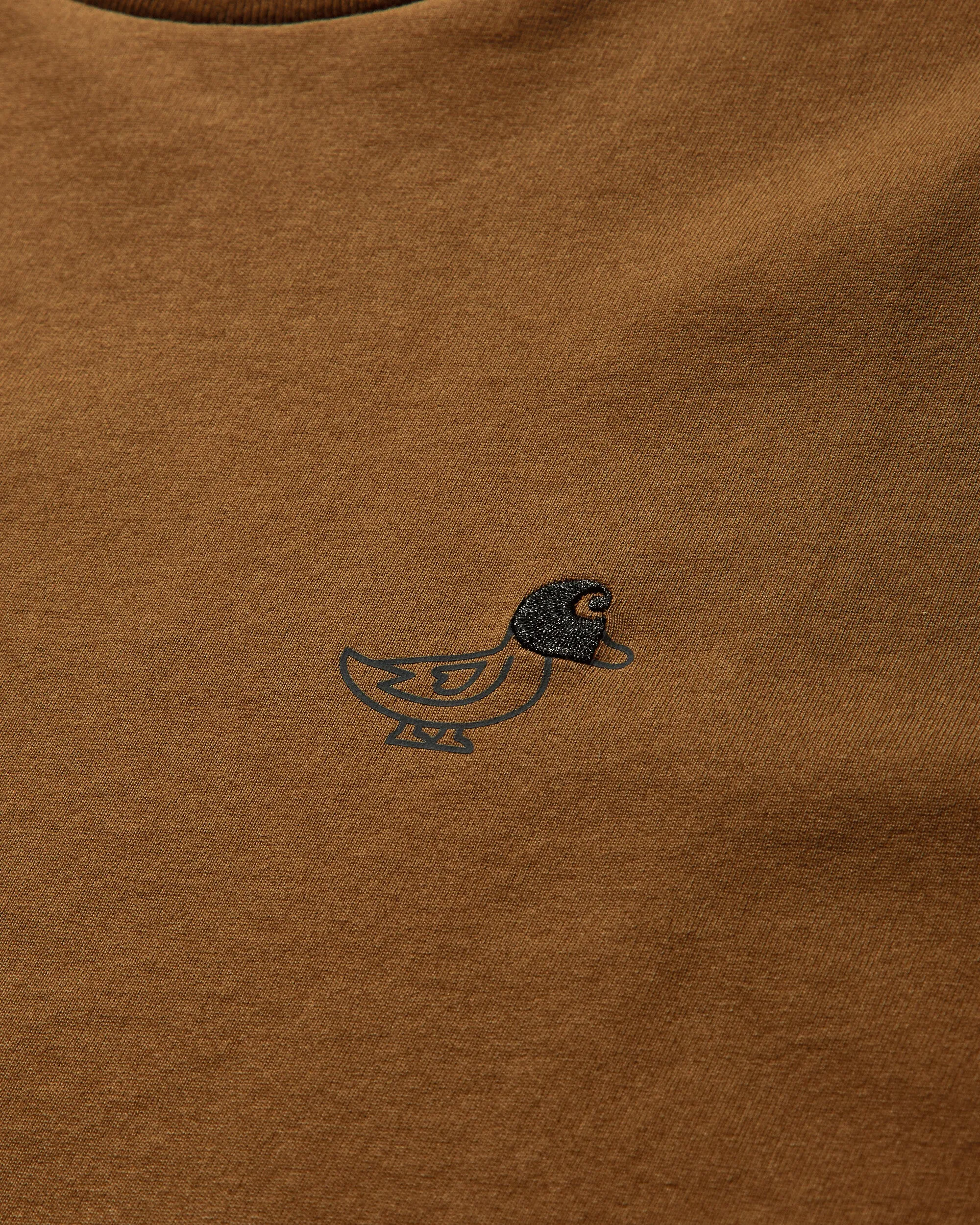 Men's INVINCIBLE Madison Duck T-Shirt Hamilton Brown