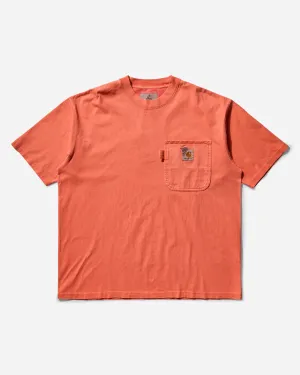 Men's INVINCIBLE Pigment Dyed T-Shirt Shrimp
