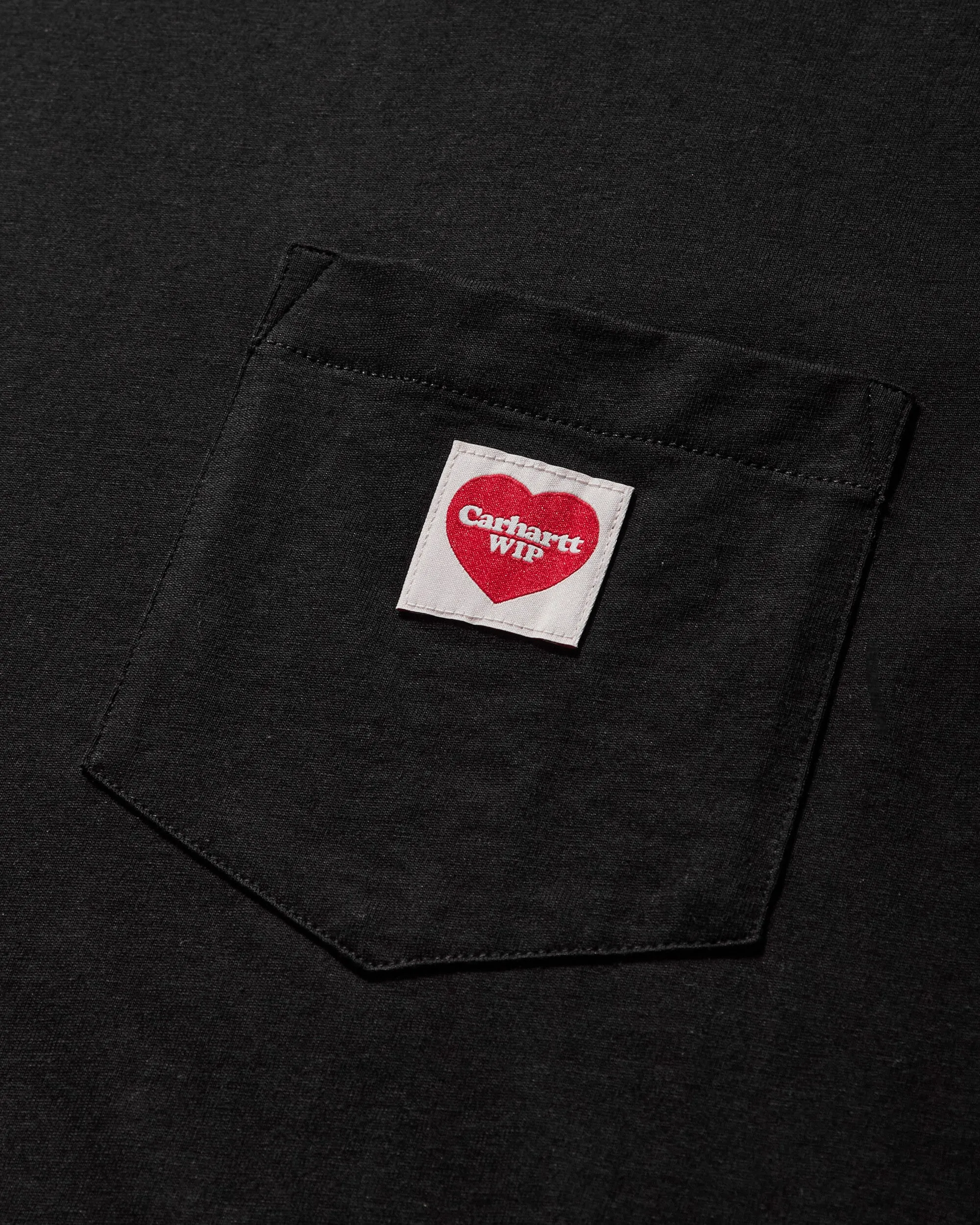 Men's Pocket Heart T-Shirt Black