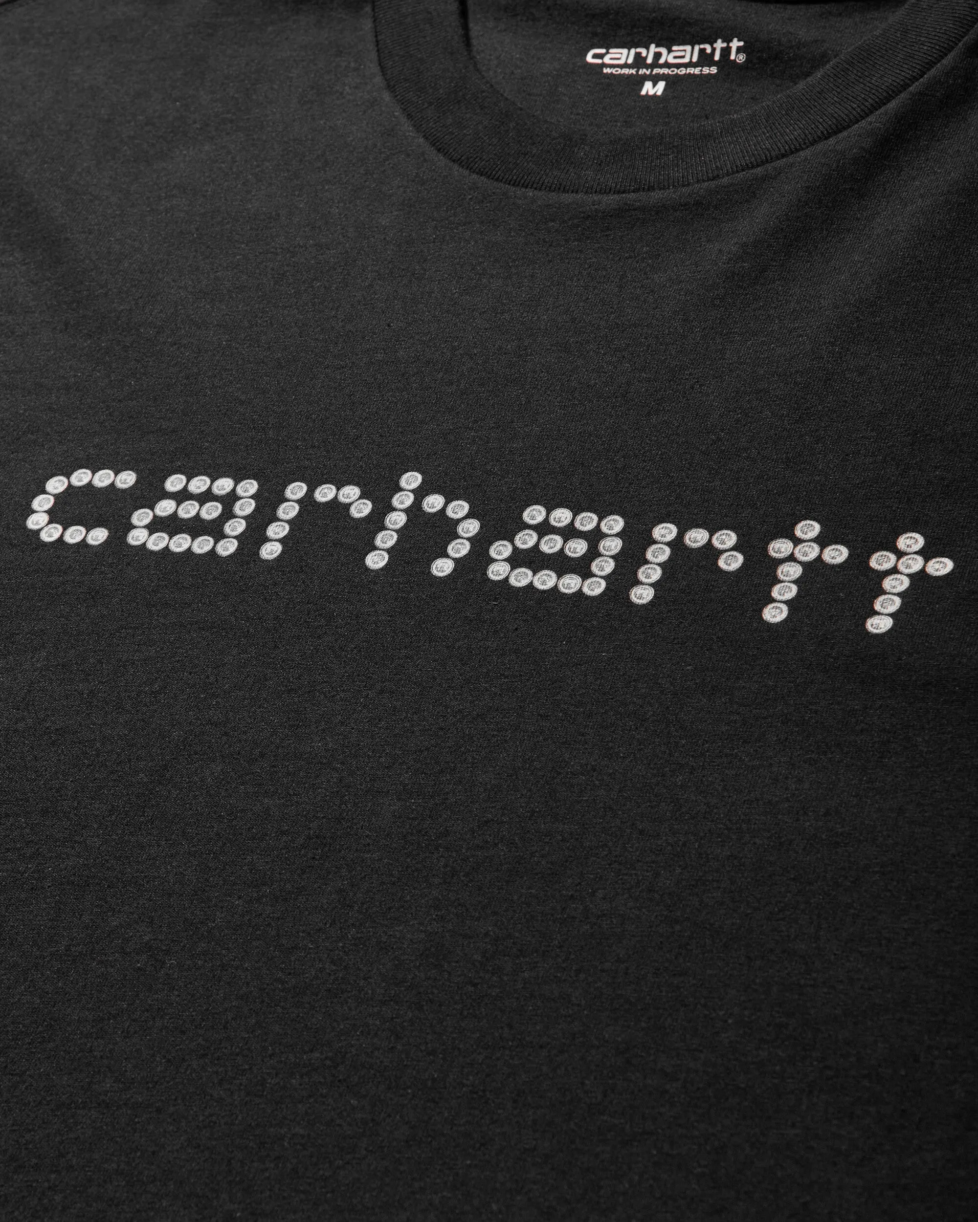 Men's Rivet Script T-Shirt Black
