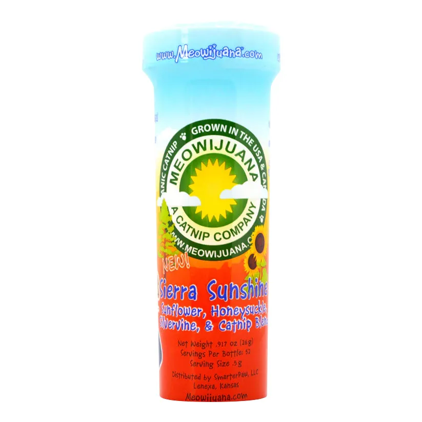 Meowijuana Catnip Sierra Sunshine adult cat food, best cat food for adults