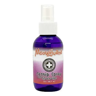 Meowijuana Catnip Spray   Silvervine 3oz adult cat food, best cat food for adults