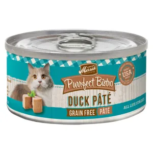 Merrick Cat Purrfect Bistro Grain Free Duck Pt 5.5oz adult cat food, best cat food for adults