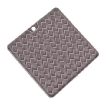 Messy Mutts Cat Silicone Reversible Interactive Feeding and Licking Mat Grey cat essentials, basic cat supplies