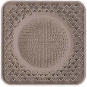 Messy Mutts Licking Mat Bowl Grey Dog Bowls cat toys, cat supplies