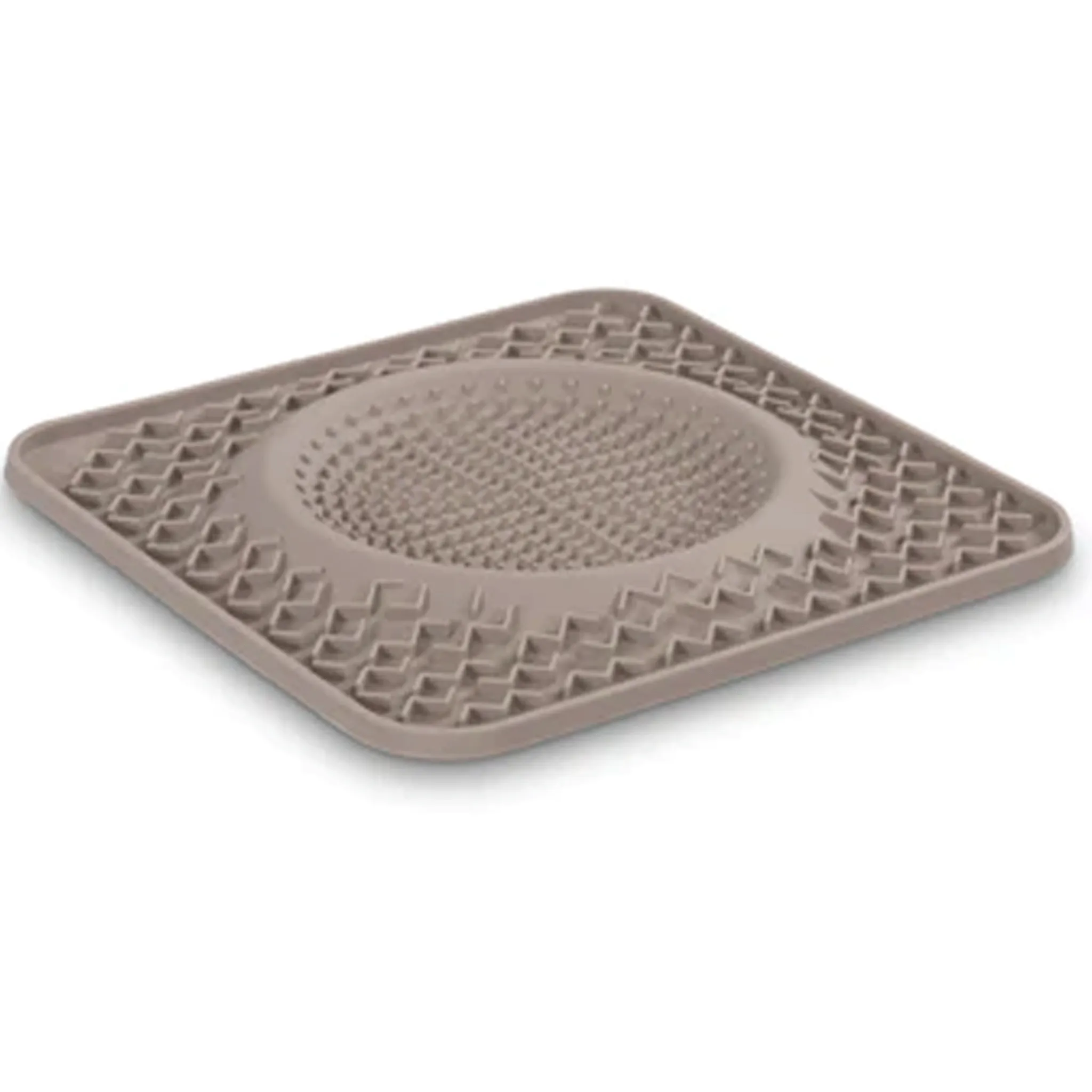 Messy Mutts Licking Mat Bowl Grey Dog Bowls