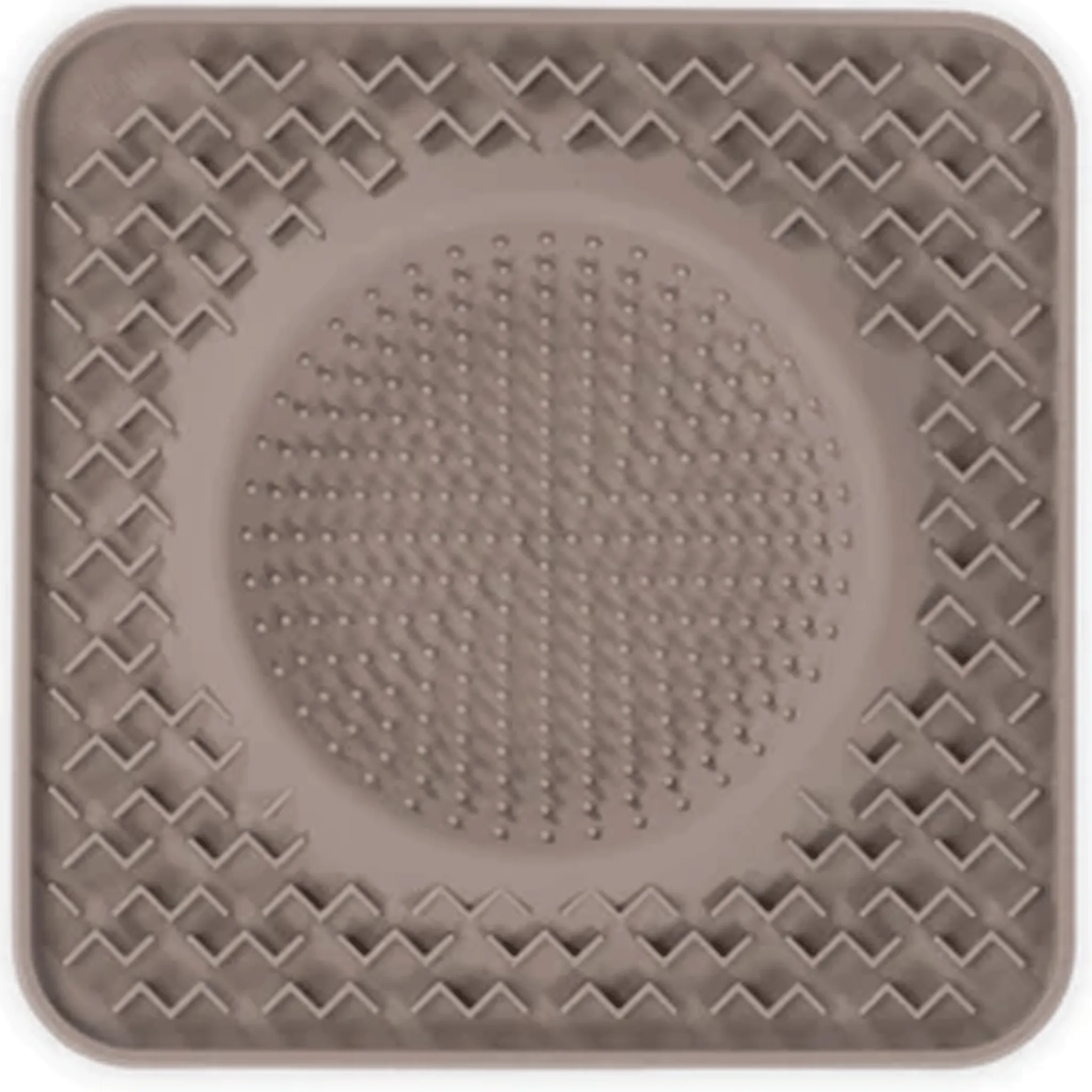 Messy Mutts Licking Mat Bowl Grey Dog Bowls cat toys, cat supplies