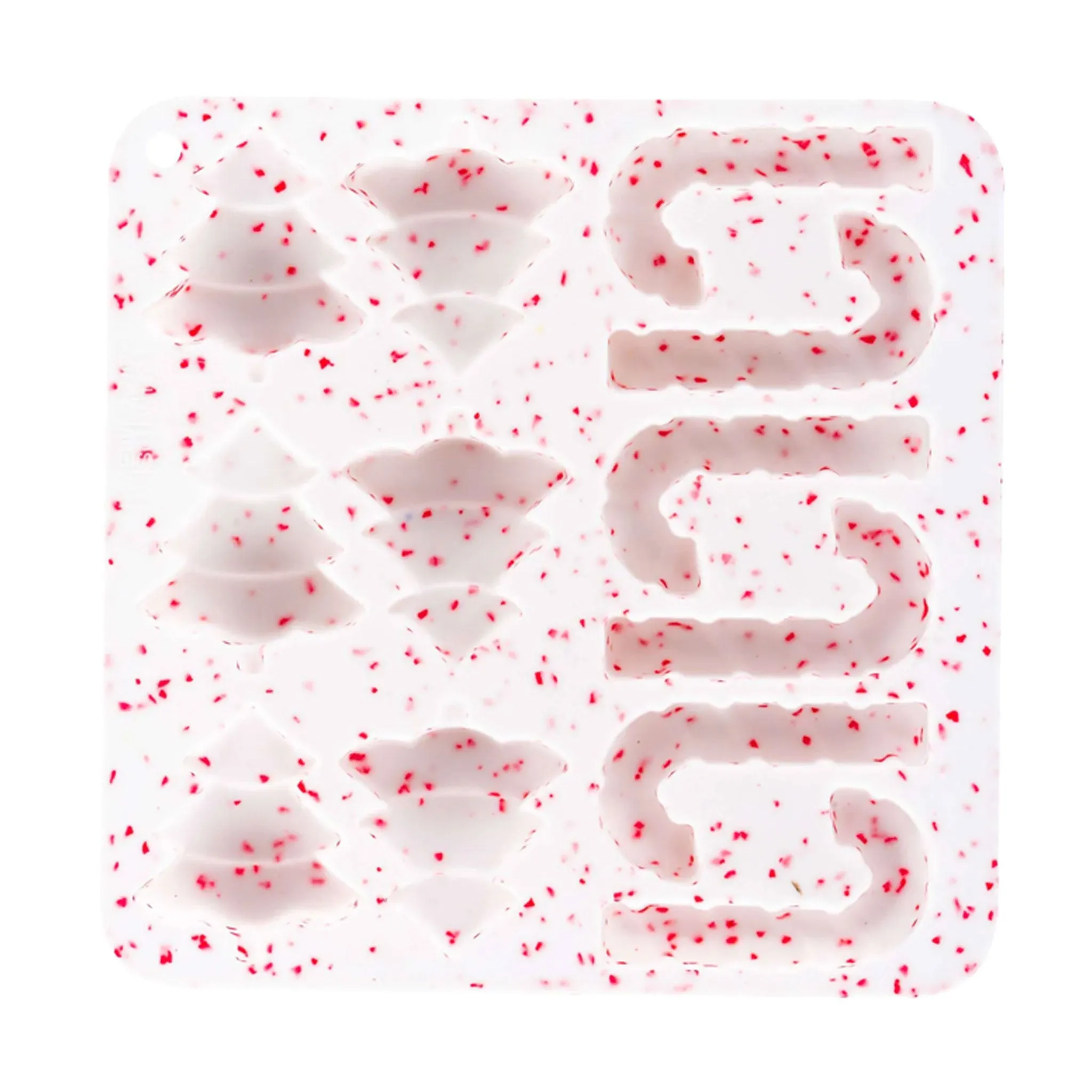 Messy Mutts Silicone Holiday Treat Maker Multi Dog Bowls