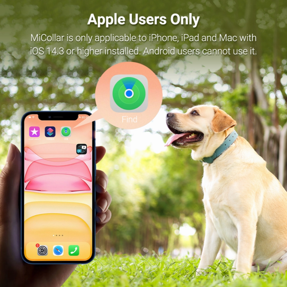 Mitag Anti Loss Device with Keychain for Dogs and Cats (Brown) | IOS