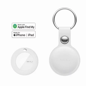 Mitag Anti Loss Device with Keychain for Dogs and Cats (White) | IOS