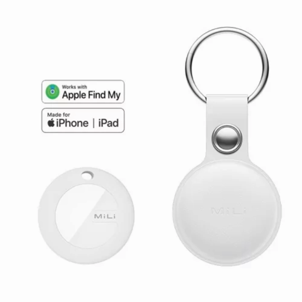 Mitag Anti Loss Device with Keychain for Dogs and Cats (White) | IOS